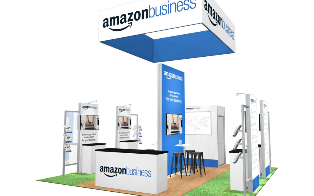 Three Trade Show Islands with Post-COVID Protection Features