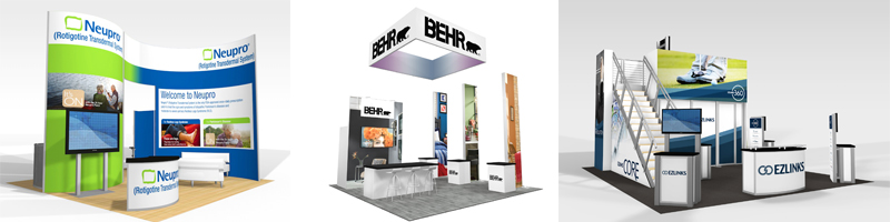 Trade Show Rental Island Exhibit