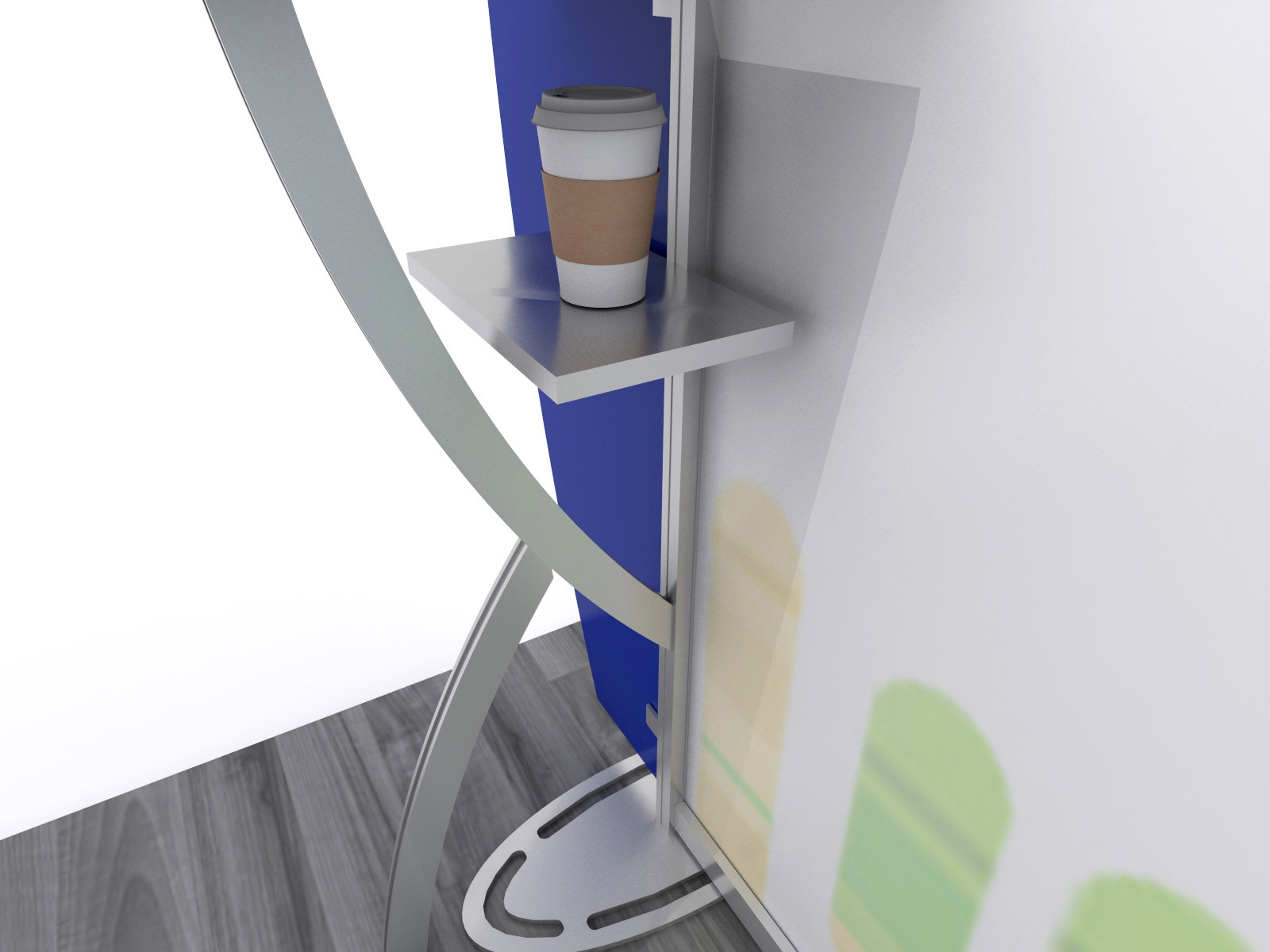 Sacagawea Portable Hybrid Display, Hostess Shelf