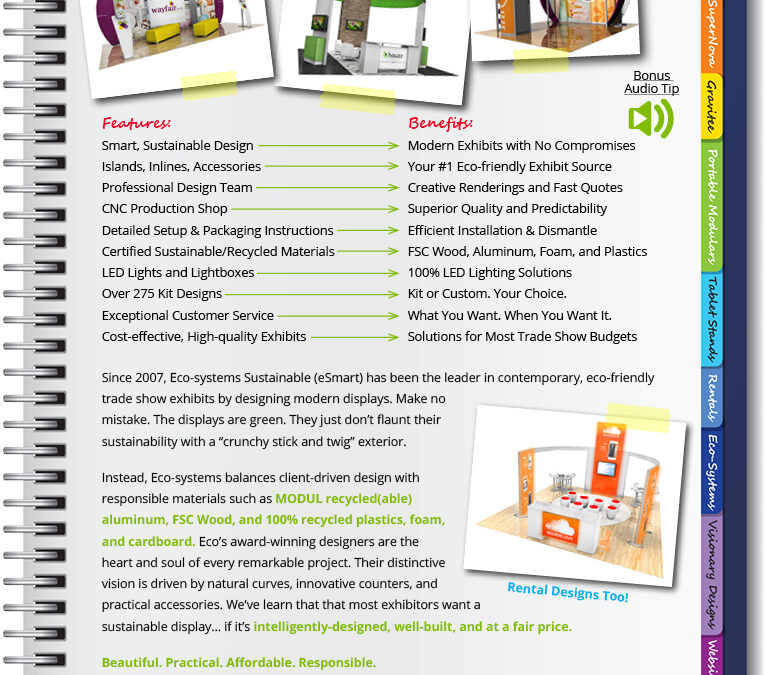 ecoSmart Sustainable Exhibits — Summer Sales Tips #7