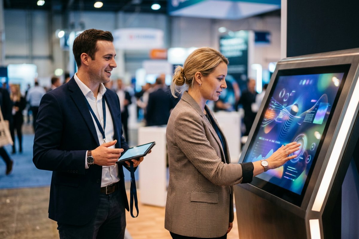 AI powered trade show booth technology