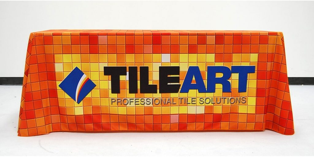 custom tablecloths for trade shows