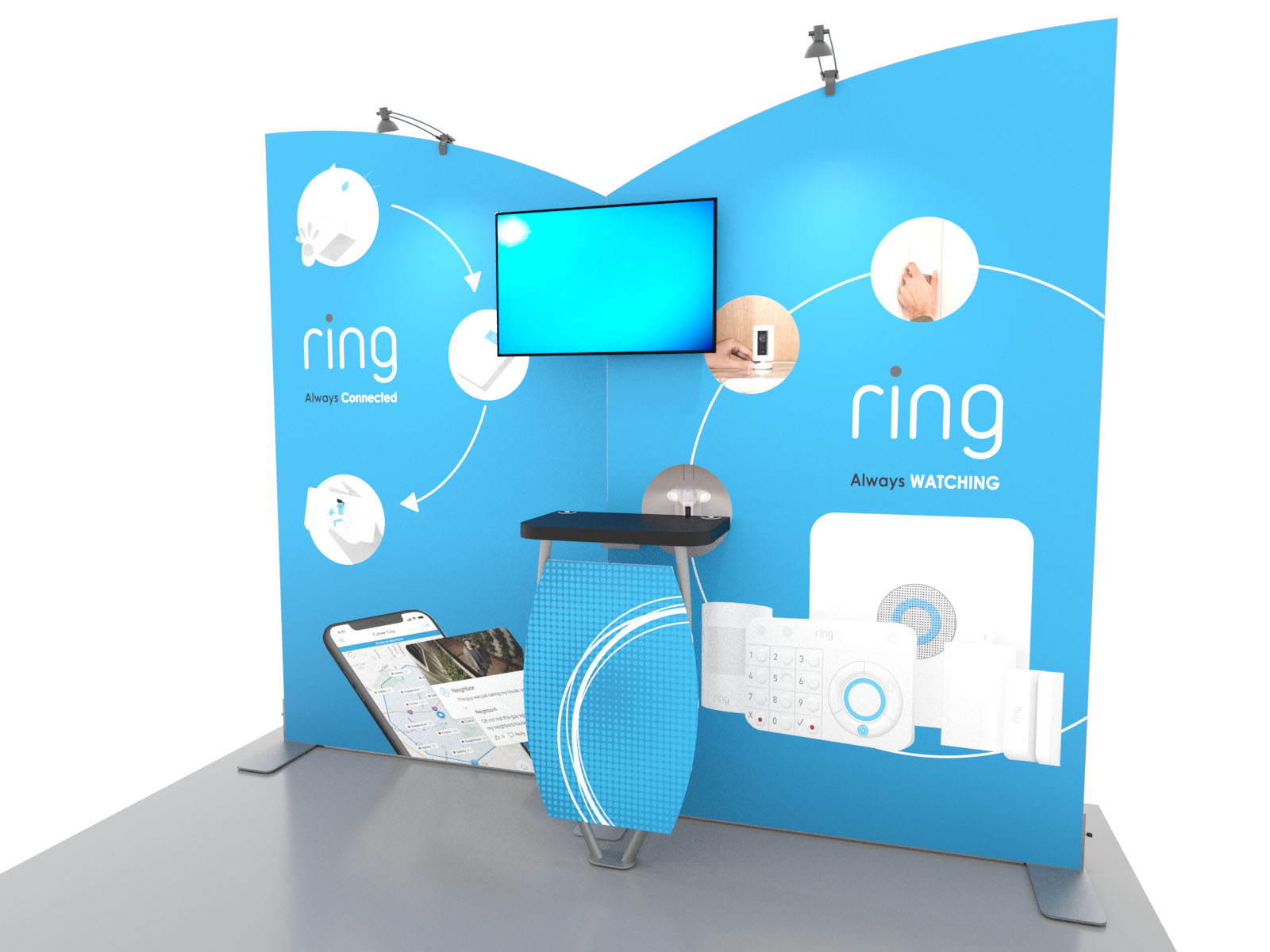 small budget exhibit ideas