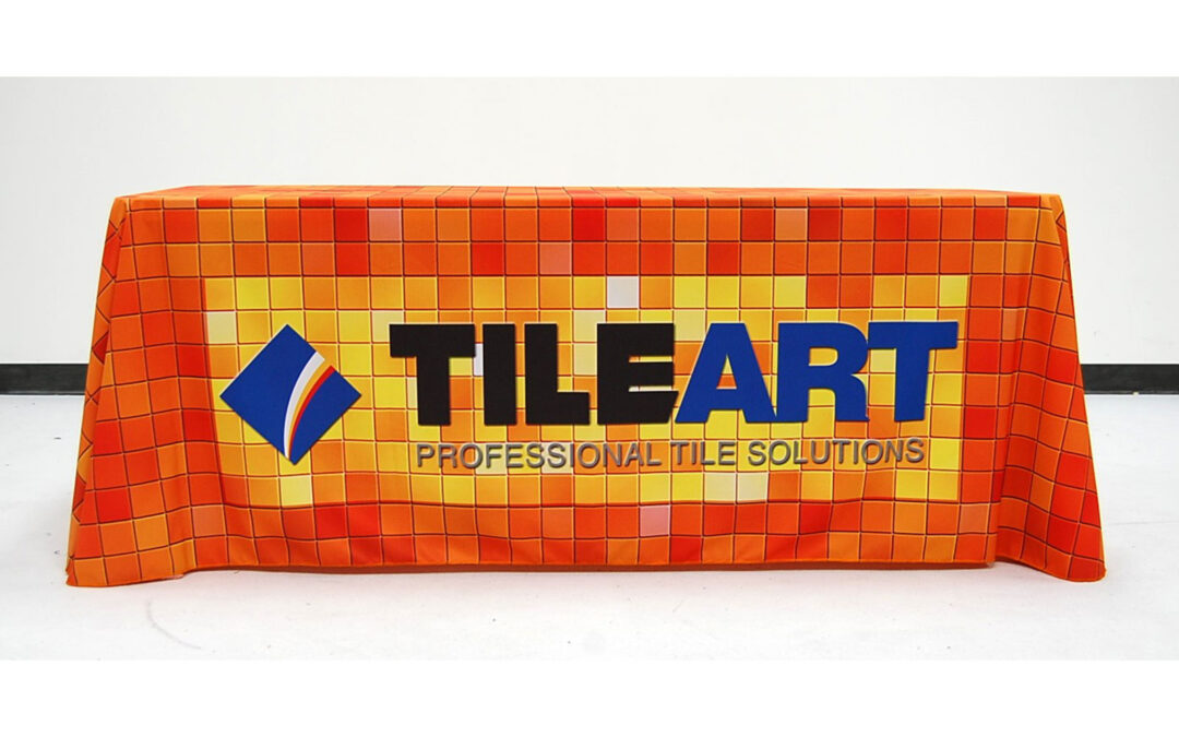 Custom Tablecloths for Trade Shows: Options, Examples & Design Tips